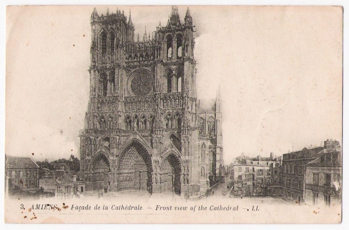 Amiens – Front View of the Cathedral